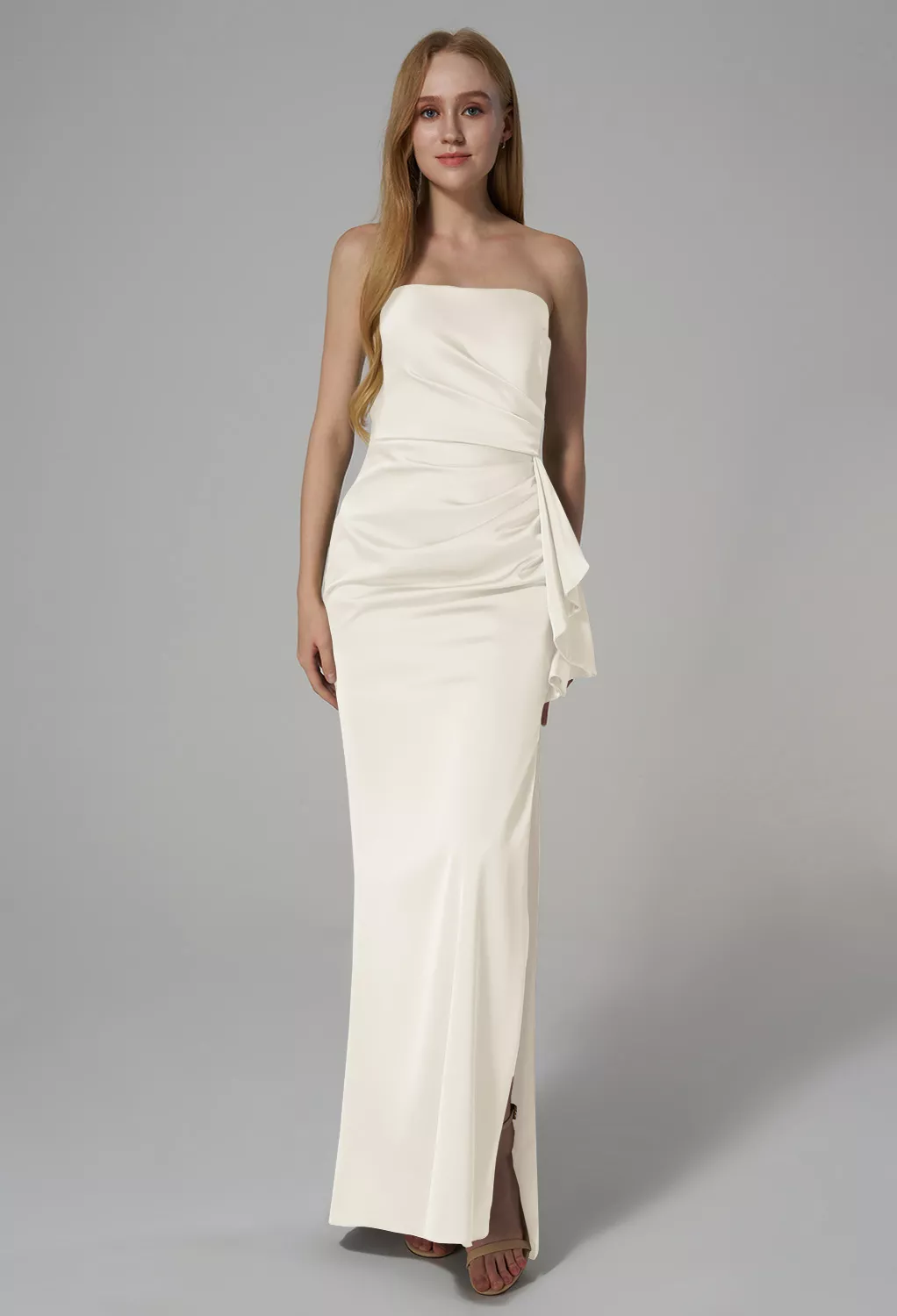 AW Felix Ivory  Long Bridesmaid Dresses